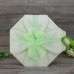 Purple Flower Invitation Card Octagon Shape Handmade Invitation 